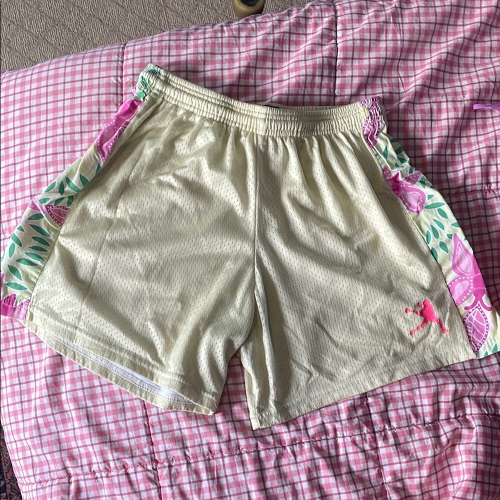 Yellow lax shorts